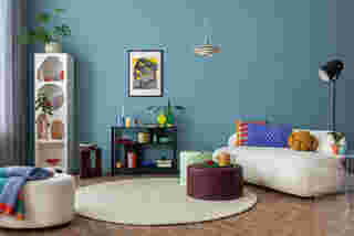 ห้องนั่งเล่นสไตล์เมมฟิสหรือโพสต์โมเดิร์น