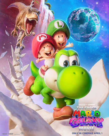 The Super Mario Galaxy Movie หนังซูเปอร์มาริโอ้ หนังแอนิเมชั่น ภาคต่อ หนังใหม่ 2026 โปสเตอร์ คาแรกเตอร์