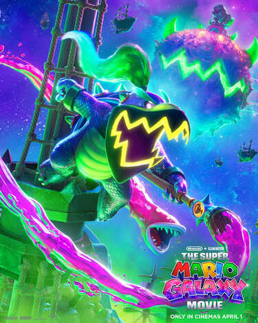 The Super Mario Galaxy Movie หนังซูเปอร์มาริโอ้ หนังแอนิเมชั่น ภาคต่อ หนังใหม่ 2026 โปสเตอร์ คาแรกเตอร์
