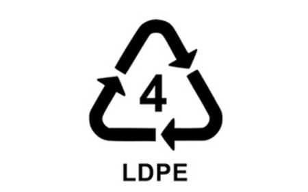  โพลีเอทิลีนความหนาแน่นต่ำ (Low-density Polyethylene : LDPE) 
