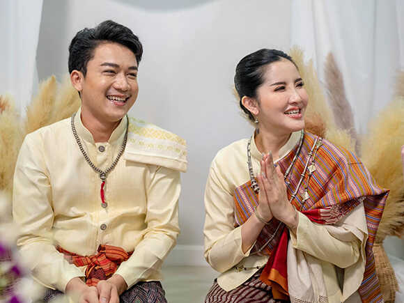 เบียร์ พร้อมพงษ์ แต่งงาน หมิว แฟนสาว ผจก. จัดงานกินดอง ชื่นมื่น... อบอุ่น
