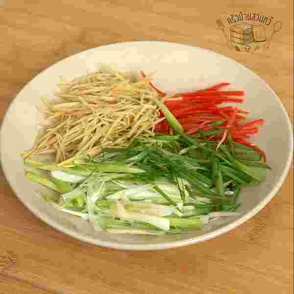 ปลาทับทิมนึ่งซีอิ๊ว