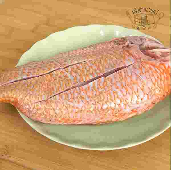 ปลาทับทิมนึ่งซีอิ๊ว