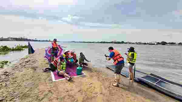 หาดทรายกลางแม่น้ำเจ้าพระยา