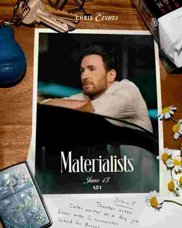 Materialists หนังโรแมนติก Dakota Johnson Chris Evans Pedro Pascal นำแสดง