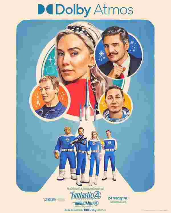 โปสเตอร์ The Fantastic Four First Steps หนัง แฟนแทสติก 4