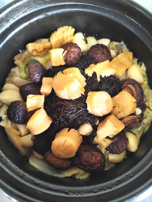 ผักกาดขาวหอยเชลล์อบหม้อดิน เมนูมงคลตรุษจีน เมนูตรุษจีน 2026 อาหารจีน สูตรอาหาร