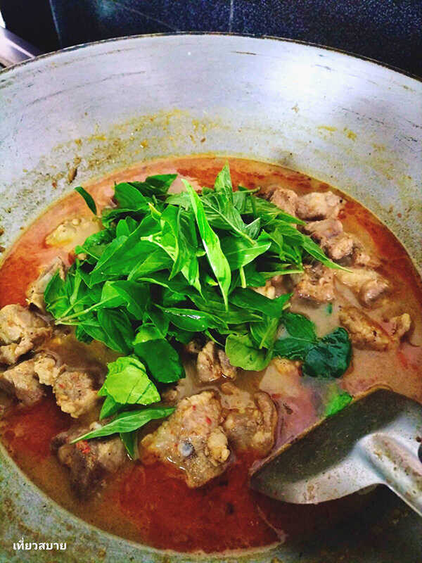พะแนงซี่โครงหมู เมนูพะแนง เมนูหมู เมนูซี่โครงหมู อาหารไทย สูตรอาหาร