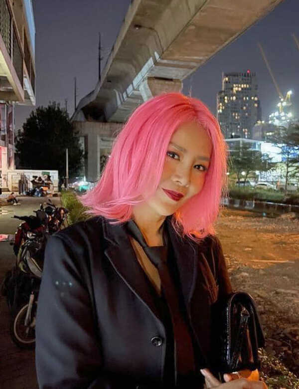 สีผม, ต่าย เพ็ญพักตร์