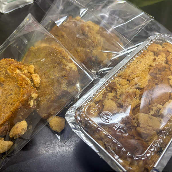 เค้กกล้วยหอมคาราเมลครัมเบิล สูตรเค้กกล้วยหอม สูตรเค้ก สูตรขนม เบเกอรี่