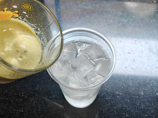 มัทฉะโฟมน้ำมะพร้าว สูตรมัทฉะน้ำผลไม้ สูตรชาเขียว เมนูชาเขียว สูตรเครื่องดื่ม