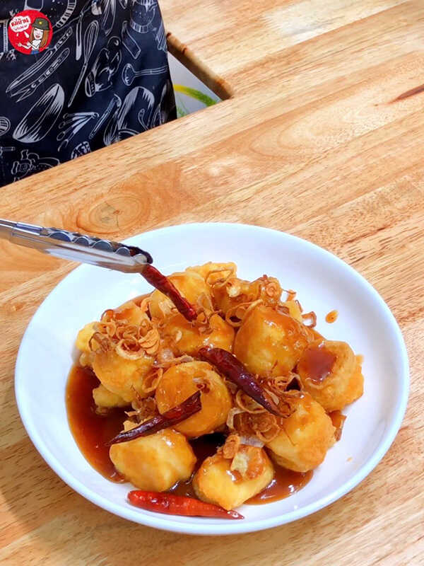 เต้าหู้ไข่ทอดซอสมะขาม เมนูเต้าหู้ไข่ สูตรอาหาร