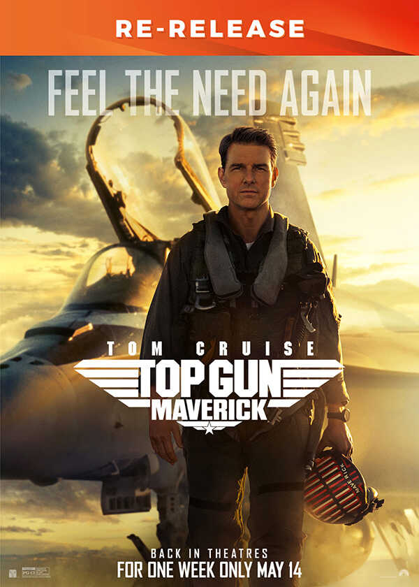 โปรแกรมหนังใหม่ พฤษภาคม 2569 Top Gun Maverick Re-release โปสเตอร์