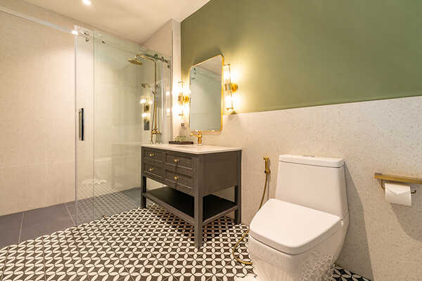 Shamrockchiangmai ห้องน้ำ