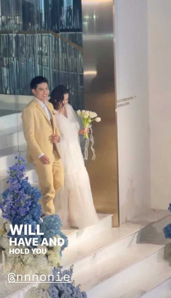 แต่งแล้ว นนนี่ ลูกสาว แอน สิเรียม ควงแฟนหนุ่มเข้าพิธีวิวาห์ เจ้าสาวสวยออร่ามาก