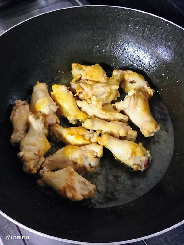 แกงกะหรี่ไก่ใส่มันพร้าว เมนูแกงกะหรี่ อาหารไทย สูตรอาหาร