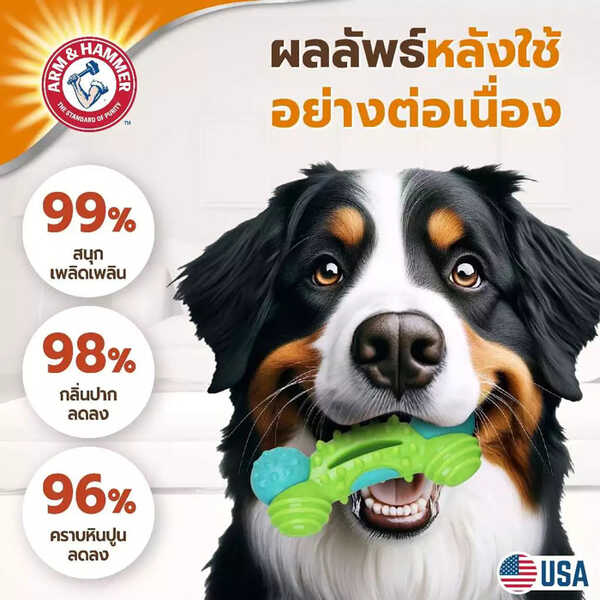 Arm and Hammer Treadz ของเล่นสุนัข ดูแลเหงือกและฟัน