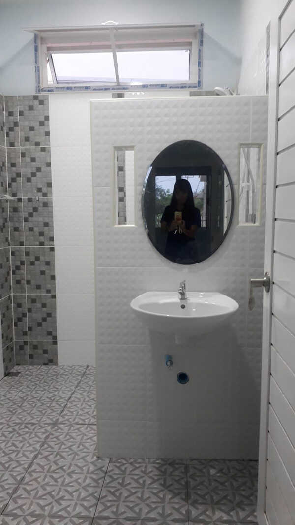 สร้างบ้านชั้นเดียว 2 ห้องนอน 1 ห้องน้ำ