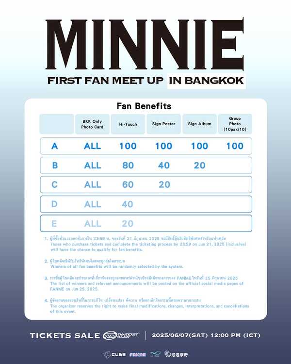 MINNIE FIRST FAN MEET UP IN BANGKOK 2025