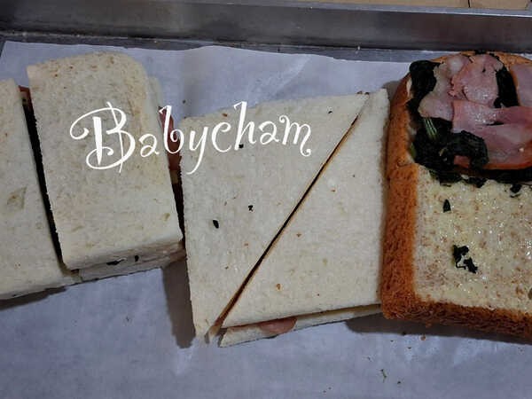 คร็อกเมอซีเยอ (Croque-Monsieur) อาหารเช้า แซนด์วิช สูตรขนม