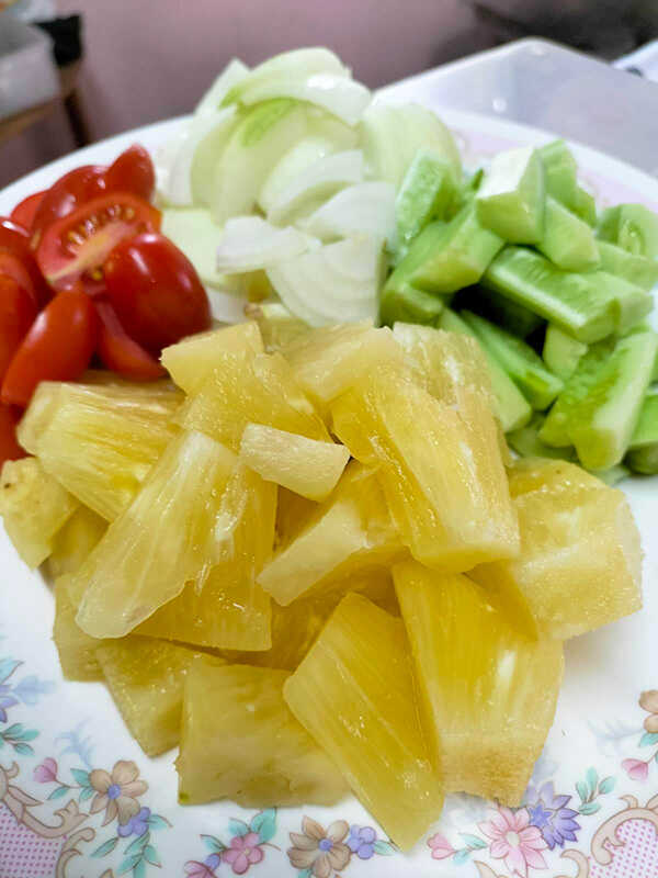 เต้าหู้หมูผัดเปรี้ยวหวาน เมนูผัดเปรี้ยวหวาน เมนูอาหาร สูตรอาหาร