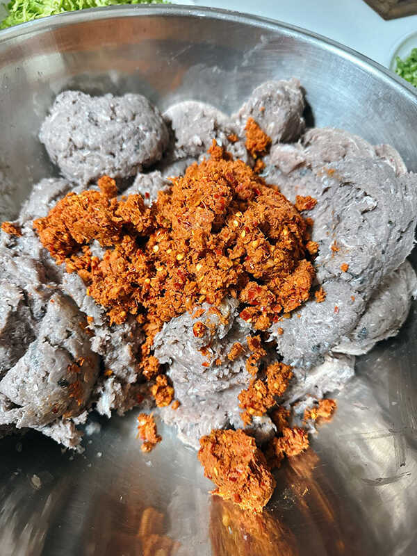 ปลาเห็ด ทอดมันปลา Thai fish cake เมนูอาหารไทย สูตรอาหารไทย