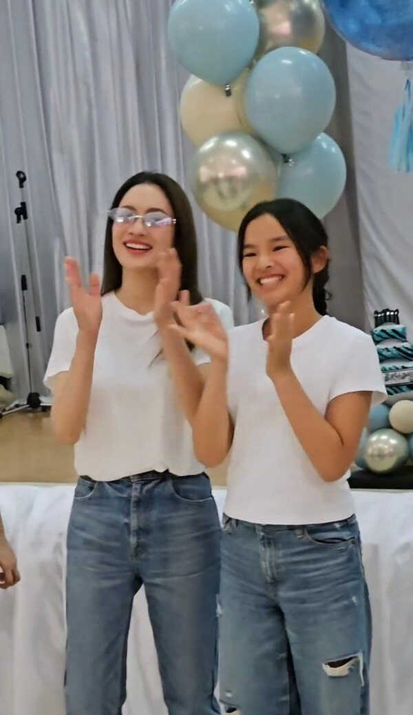 ภาพล่าสุด น้องปีใหม่ แท็กทีมแม่แอฟร่วมงานบุญ