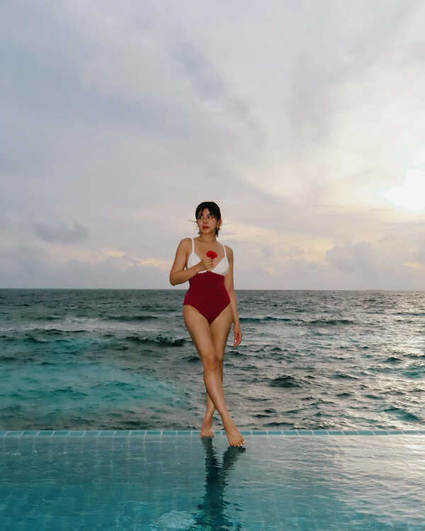 หนูนา หนึ่งธิดา แซ่บแรง in มัลดีฟส์ 