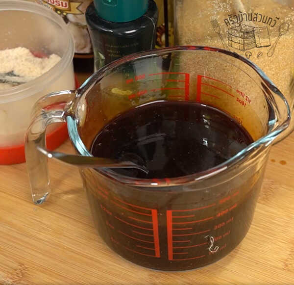 Stir-fried soy sauce