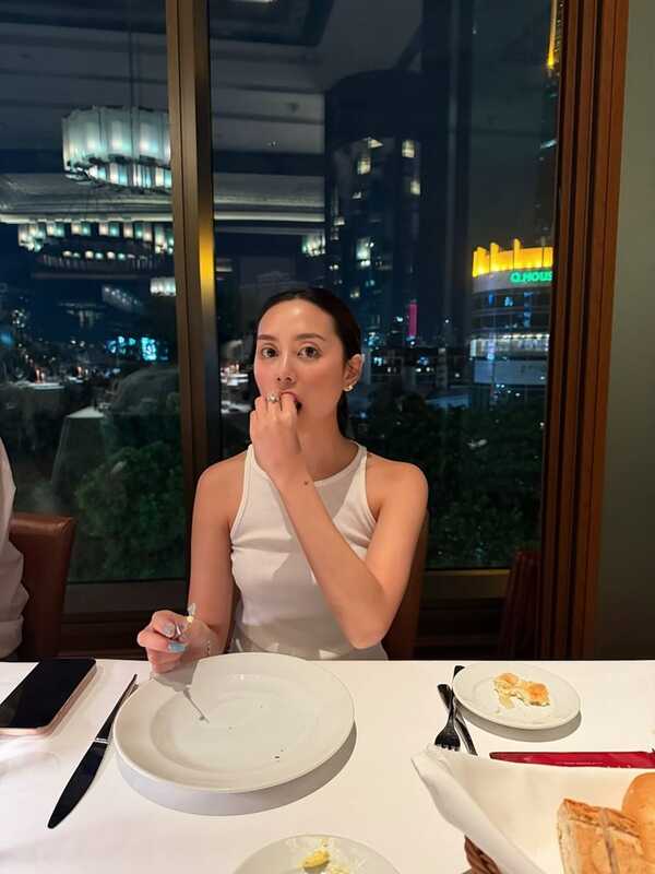 หยดน้ำ นัดดาภรณ์ พาแฟนดินเนอร์กับพ่อปู แม่ขวัญฤดี 