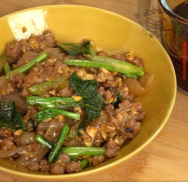 Stir-fried soy sauce