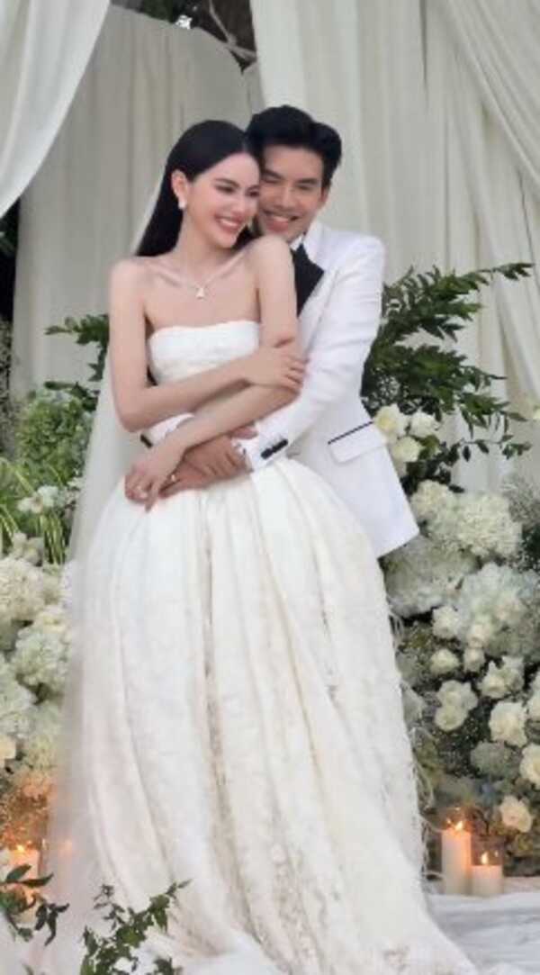 งานแต่งงาน เต๋อ ฉันทวิชช์ ใหม่ ดาวิกา เผยความในใจบ่าวสาว แลกคำมั่นสัญญา