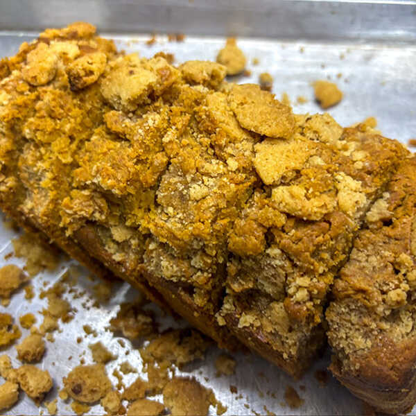 เค้กกล้วยหอมคาราเมลครัมเบิล สูตรเค้กกล้วยหอม สูตรเค้ก สูตรขนม เบเกอรี่