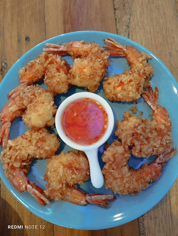 กุ้งชุบแป้งทอด