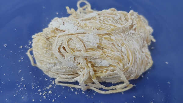 บะหมี่เย็นน้ำลำไย เมนูเส้น บะหมี่ อาหารฟิวชั่น สูตรอาหาร