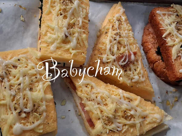 คร็อกเมอซีเยอ (Croque-Monsieur) อาหารเช้า แซนด์วิช สูตรขนม