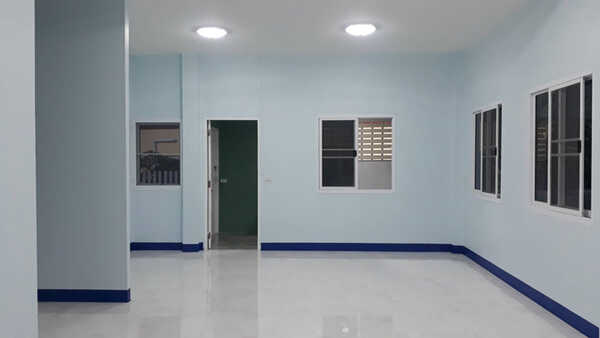 สร้างบ้านชั้นเดียว 2 ห้องนอน 1 ห้องน้ำ