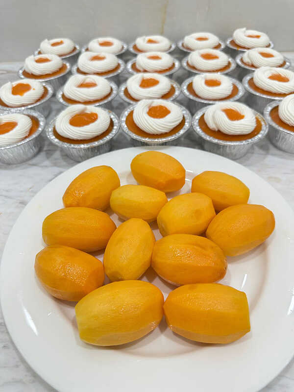 เค้กมะยงชิด เมนูมะยงชิด ของหวาน เค้ก สูตรขนม