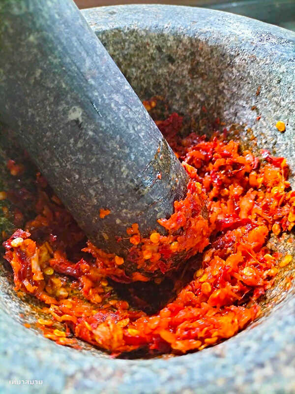 ข้าวผัดกะเพราพริกแห้งหอยเชลล์ เมนูกะเพรา อาหารจานเดียว สูตรอาหาร