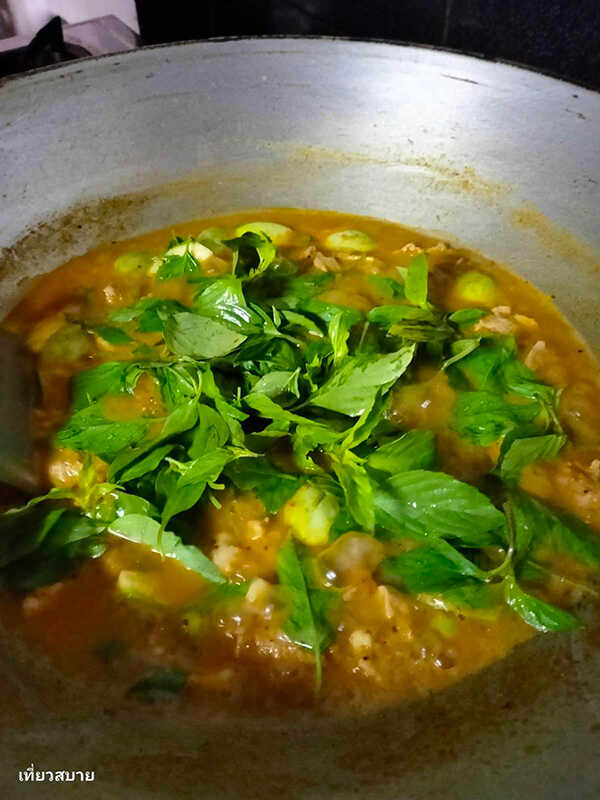 ขนมจีนแกงเนื้อ สูตรขนมจีนน้ำยา เมนูเนื้อ เมนูเส้น อาหารจานเดียว สูตรอาหาร