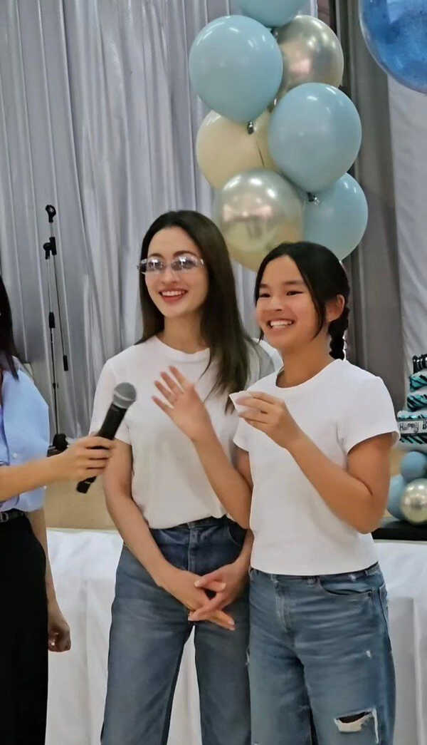 ภาพล่าสุด น้องปีใหม่ แท็กทีมแม่แอฟร่วมงานบุญ