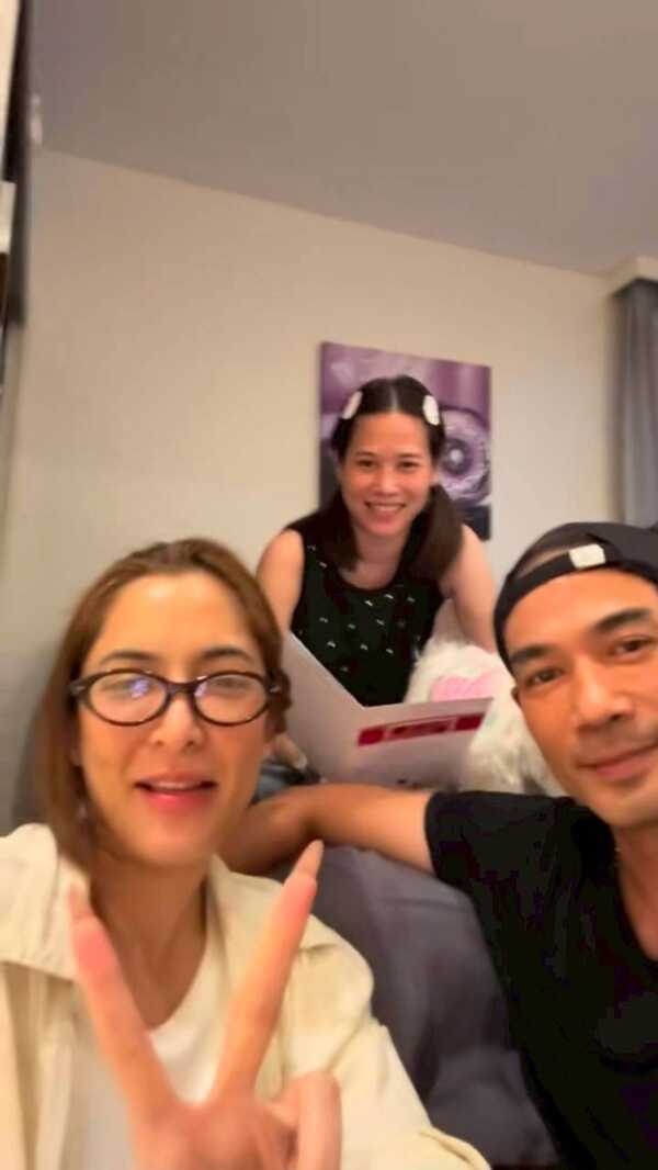 เปิดตัวชัด พิ้งกี้ สาวิกา รักหวาน ตุ้ย ธีรภัทร์ ร่วมเฟรมลูกชายสุดอบอุ่น   