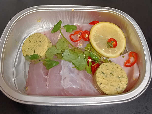 ปลากะพงอบเนย มันฝรั่งอบ เมนูอบ อาหารฝรั่ง สูตรอาหาร