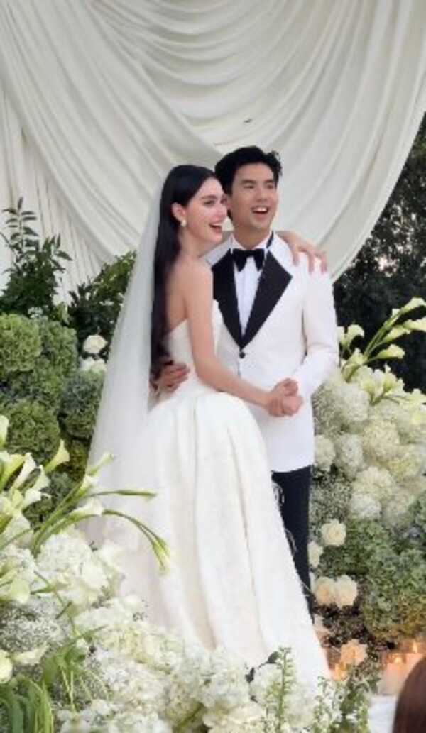 งานแต่งงาน เต๋อ ฉันทวิชช์ ใหม่ ดาวิกา เผยความในใจบ่าวสาว แลกคำมั่นสัญญา