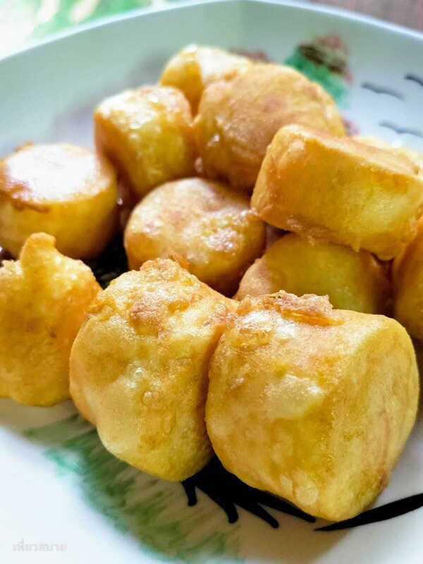 เต้าหู้ไข่ผัดผงกะหรี่ใส่เห็ดหอม เมนูเต้าหู้ไข่ อาหารไทย สูตรอาหาร