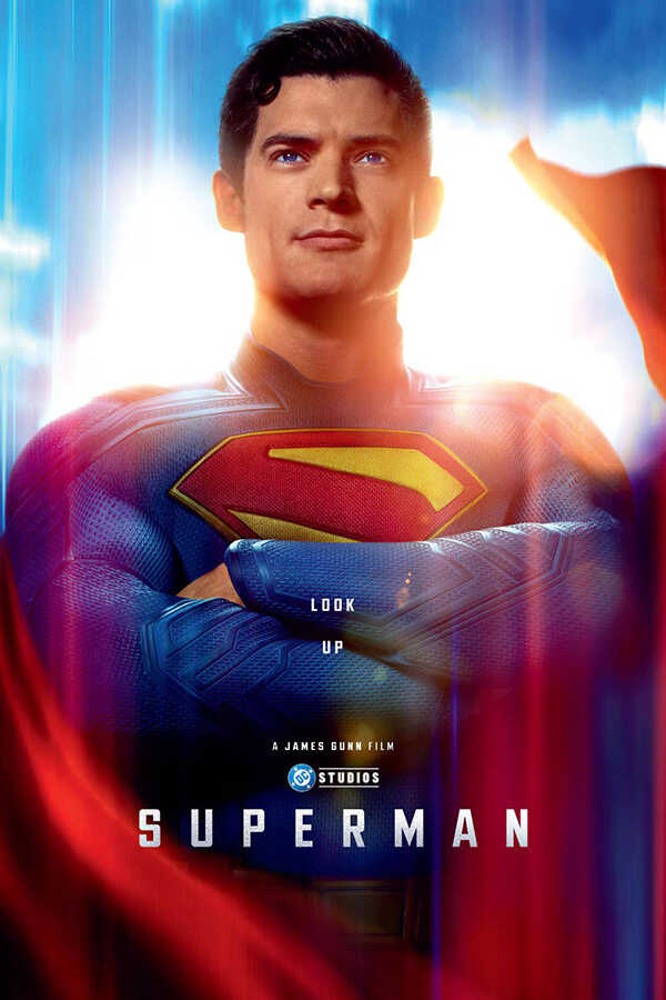 โปสเตอร์ Superman (2025) ภาพ David Corenswet ซูเปอร์แนคนใหม่