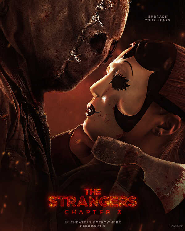 โปรแกรมหนังใหม่ 2026 หนังใหม่ 2569 เดือนกุมภาพันธ์ 2569 The Strangers: Chapter 3 โปสเตอร์
