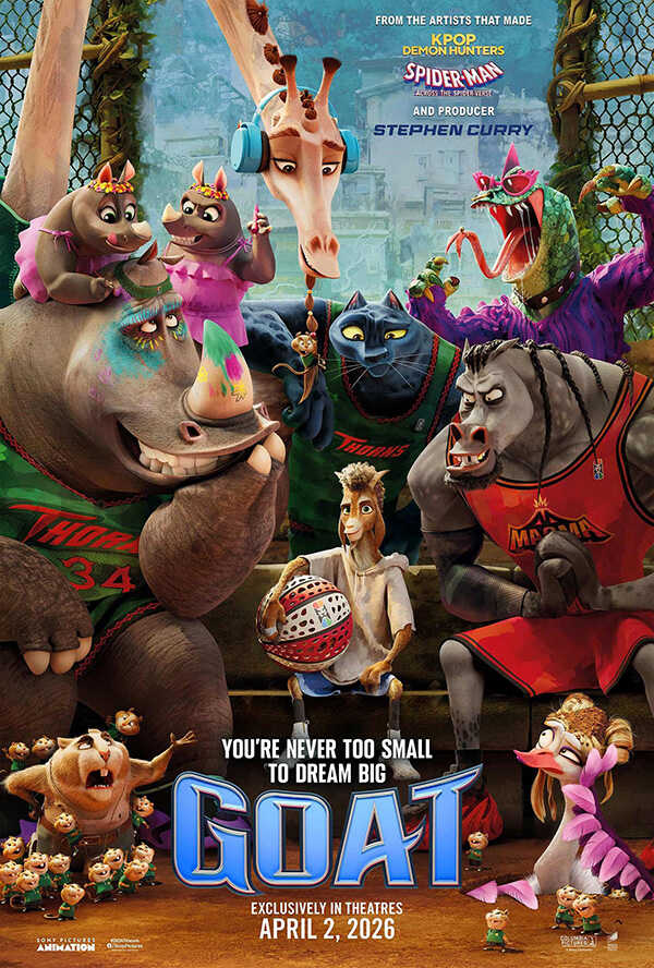 โปรแกรมหนังใหม่ 2026 หนังใหม่ 2569 เดือนเมษายน 2569 Goat คุณแพะหัวใจไม่แพ้ โปสเตอร์