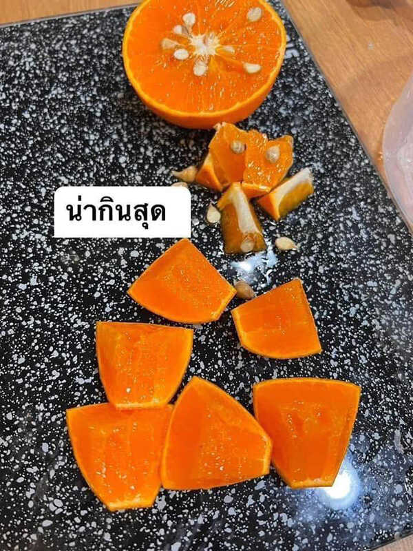 วิธีหั่นส้ม