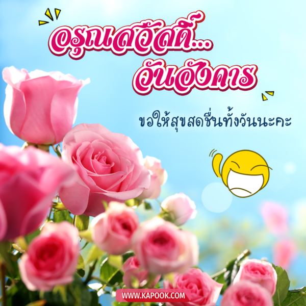สวัสดีวันอังคาร ขอให้สุขสดชื่นทั้งวันนะคะ